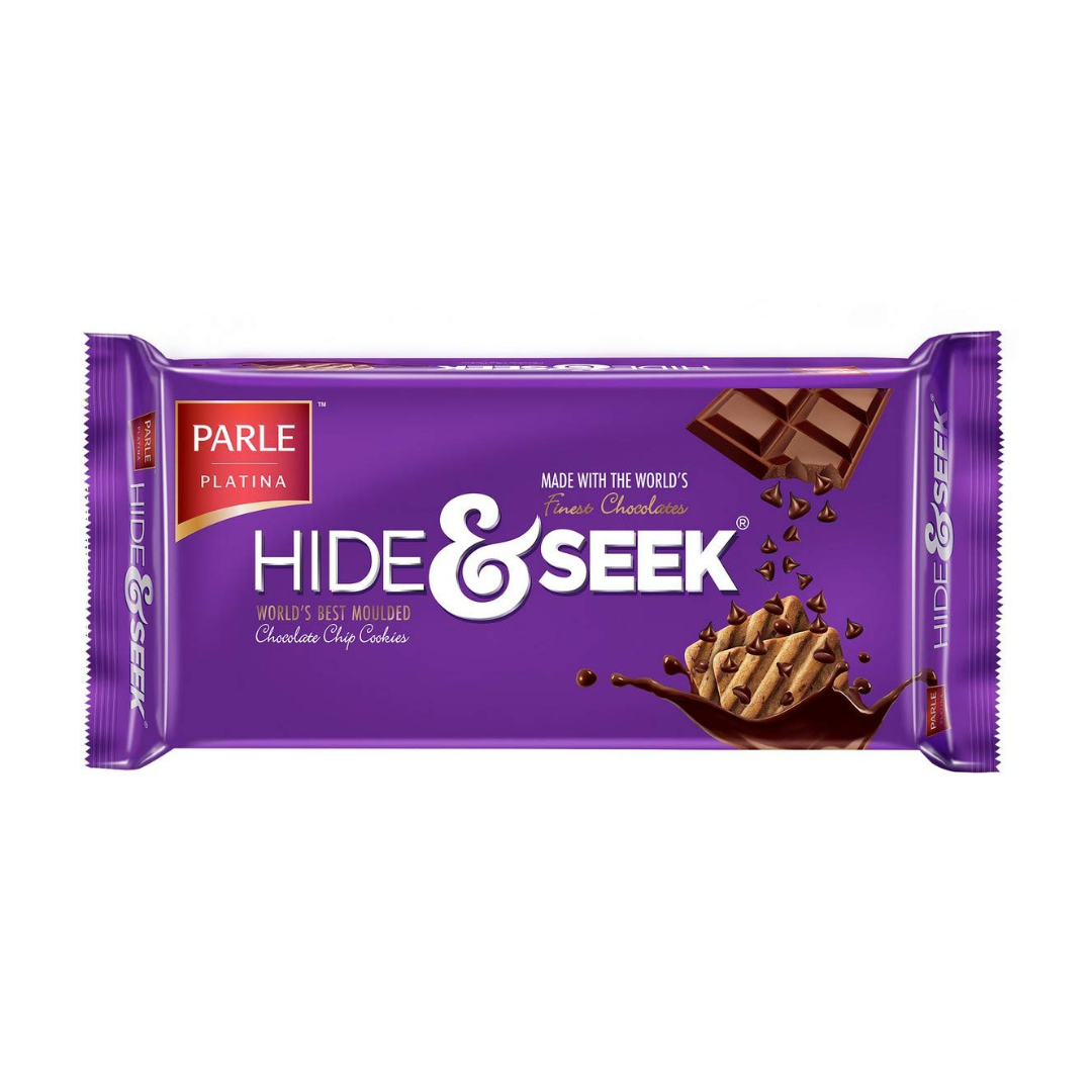 Parle Hide and Seek Choco Chip Creme Sandwiches Cookies